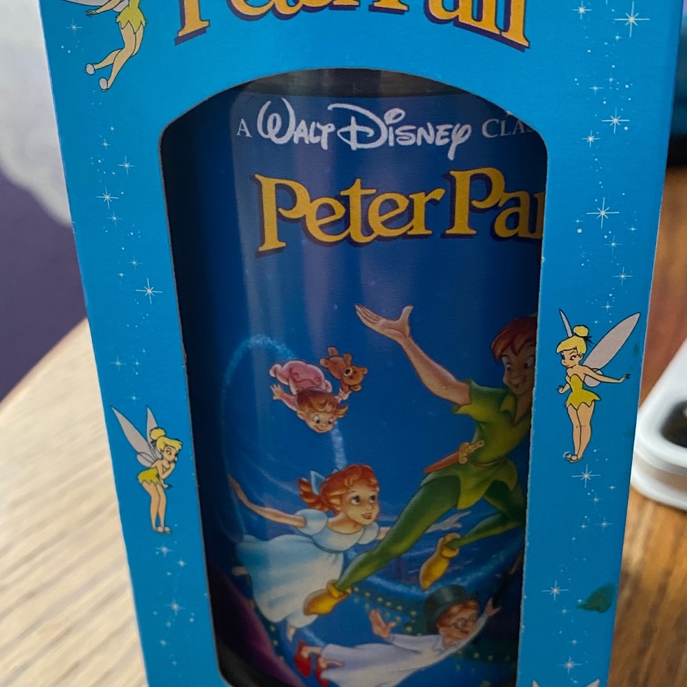 1994 Burger King Peter Pan plastic glass